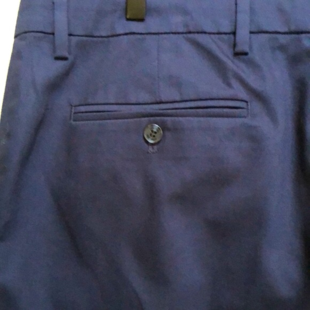 New Men’s Dockers Iron Free Khakis. Sz 38 x 32.  Classic fit pleated. Navy blue. - Picture 15 of 15